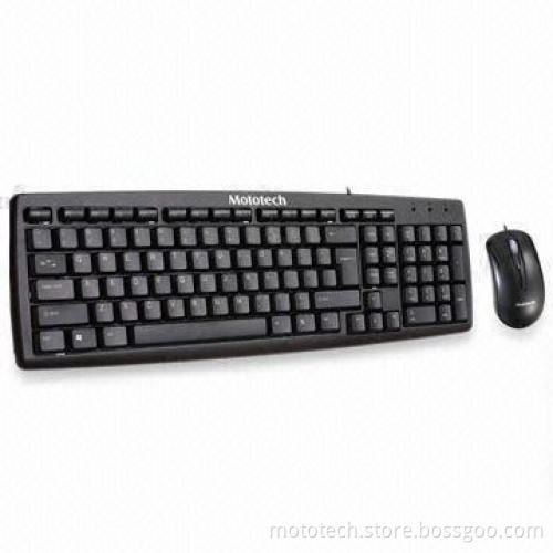 Computer Wired Keyboard, Splash-resistant, Responsive Low-profile Keys